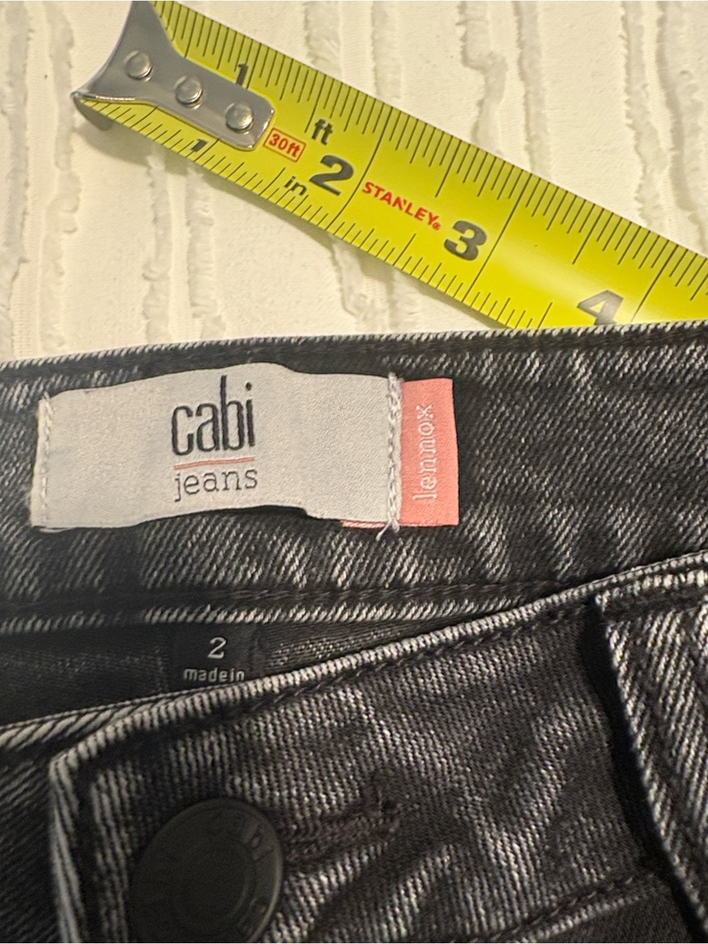 Cabi Lennox Wide Leg Women's Jeans - Charcoal Gray - Picture 4 of 9